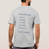 Karaktercode T-shirt (Achterkant)