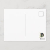 Karakteristieke Paarse Parfum Bloem Schilderij Briefkaart (Achterkant)