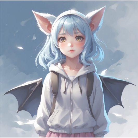 Karakterontwerp#4 Sticker (Voorkant)