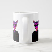 Karakterontwerp katten grote koffiekop (Achterkant)