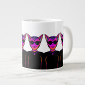 Karakterontwerp katten grote koffiekop (Voorkant rechts)