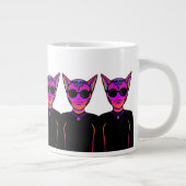 Karakterontwerp katten grote koffiekop (Rechts)