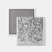 Karakters en karikaturen magneet (Voorkant / Achterkant)