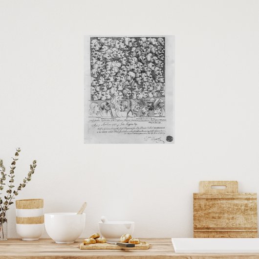 Karakters en karikaturen poster (Keuken)