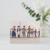 Karakters van de Franse Revolutie Briefkaart (Staand voorkant)