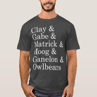 Karakters van Kings of the Wyld T-shirt