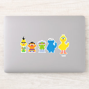 Karakters van Pixel Sesame Street Sticker