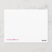 Karakters voor moeder en zoon Aangepaste Briefkaar Briefkaart (Achterkant)
