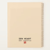 Karakters Zen Heart/Zen Lifestyle Planner (Achterkant)