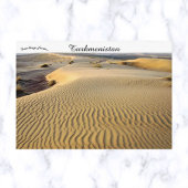 Karakum Desert in Turkmenistan Briefkaart