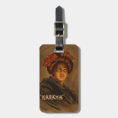 Karama: Japanse Romance Geisha-actrice Bagagelabel (Voorkant verticaal)