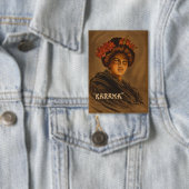 Karama: Japanse Romance Geisha-actrice Button (Insitu)