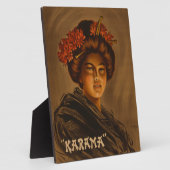 Karama: Japanse Romance Geisha-actrice Fotoplaat (Zijkant)