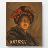 Karama: Japanse Romance Geisha-actrice Fotoplaat (Voorkant)