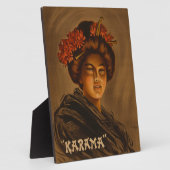 Karama: Japanse Romance Geisha-actrice Fotoplaat (Zijkant)