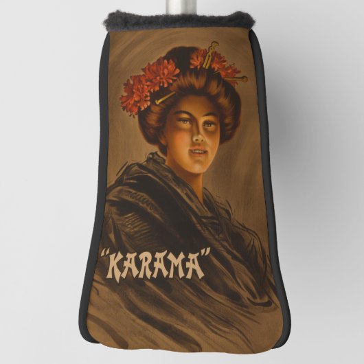 Karama: Japanse Romance Geisha-actrice Golfheadcover (Draai 90)