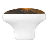 Karama: Japanse Romance Geisha-actrice Keramische Knop (Zijkant)