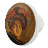 Karama: Japanse Romance Geisha-actrice Keramische Knop (Rechts)