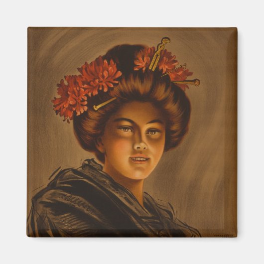 Karama: Japanse Romance Geisha-actrice Magneet (Voorkant)