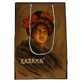 Karama: Japanse Romance Geisha-actrice Medium Cadeauzakje (Achterkant)