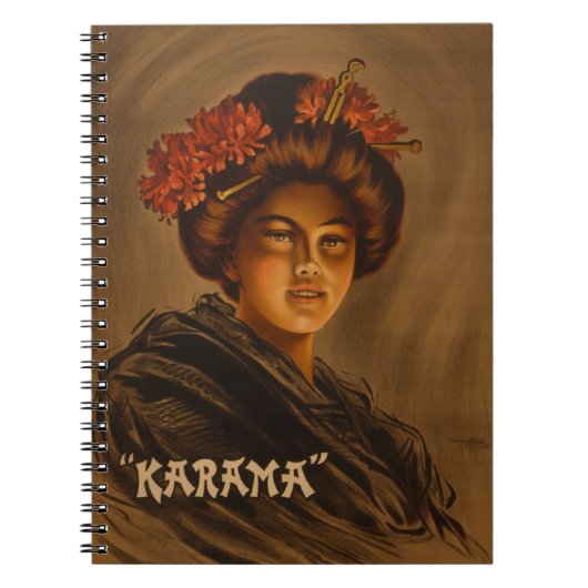 Karama: Japanse Romance Geisha-actrice Notitieboek (Voorkant)