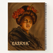Karama: Japanse Romance Geisha-actrice Notitieboek (Achterkant)