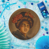 Karama: Japanse Romance Geisha-actrice Papieren Bordje (Feest)