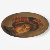 Karama: Japanse Romance Geisha-actrice Papieren Bordje (Gekanteld)