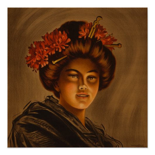 Karama: Japanse Romance Geisha-actrice Perfect Poster (Voorkant)