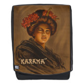 Karama: Japanse Romance Geisha-actrice Rugtassen (Voorkant)