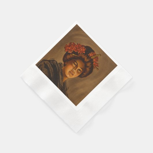 Karama: Japanse Romance Geisha-actrice Servet (Hoek)