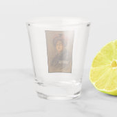 Karama: Japanse Romance Geisha Actrice Shot Glas (Achterkant)