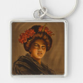 Karama: Japanse Romance Geisha-actrice Sleutelhanger (Voorkant)