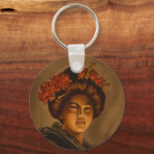 Karama: Japanse Romance Geisha-actrice Sleutelhanger (Voorkant)