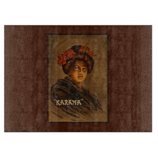 Karama: Japanse Romance Geisha-actrice Snijplank (Voorkant)