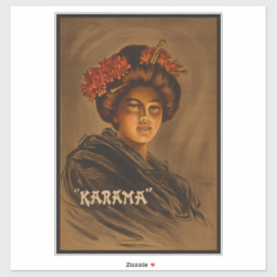 Karama: Japanse Romance Geisha-actrice Sticker