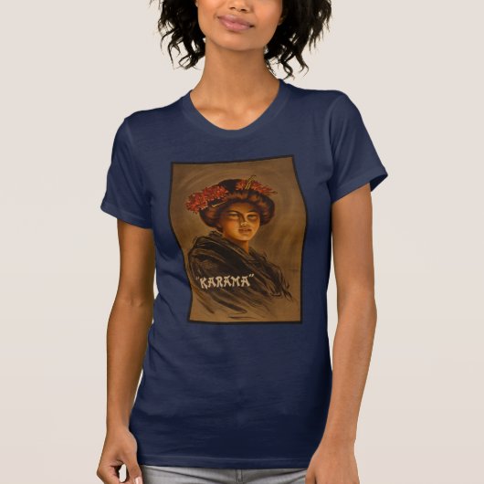 Karama: Japanse Romance Geisha-actrice T-shirt (Voorkant)