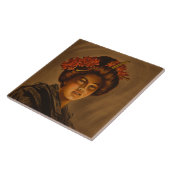 Karama: Japanse Romance Geisha-actrice Tegeltje (Zijkant)