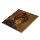 Karama: Japanse Romance Geisha-actrice Tegeltje (Zijkant)