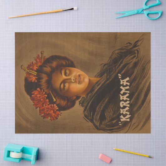 Karama: Japanse Romance Geisha-actrice Tissuepapier (Craft)