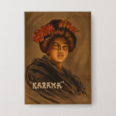 Karama: Speel Japanse Romance Geisha Button (Voorkant)