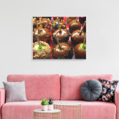 Karamel Appels Verpakt Canvas (Insitu (Woonkamer))