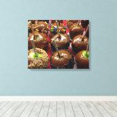 Karamel Appels Verpakt Canvas (Insitu (Houten vloer))