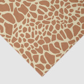 Karamel Bruine Beige Giraffe Dierprint Decoupage Tissuepapier (Detail)