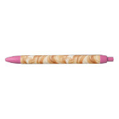 Karamel Candy Krullen Zwarte Inkt Pen (Voorkant)