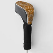 Karamel Fractal Kantwerk Golfheadcover (Schuin)