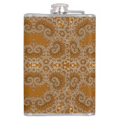 Karamel Fractal Kantwerk Heupfles (Achterkant)