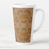 Karamel Fractal Kantwerk Latte Mok (Rechts)