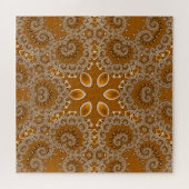 Karamel Fractal Kantwerk Legpuzzel (Horizontaal)