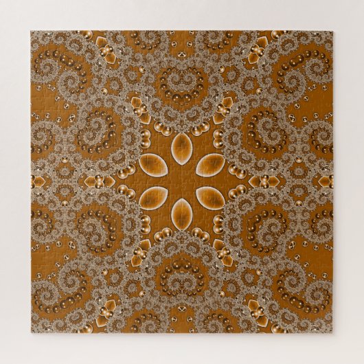 Karamel Fractal Kantwerk Legpuzzel (Verticaal)